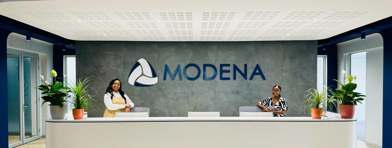 New Modena office reception desk